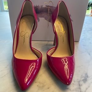 Jessica Simpson Fuchsia Flash patent leather 6m